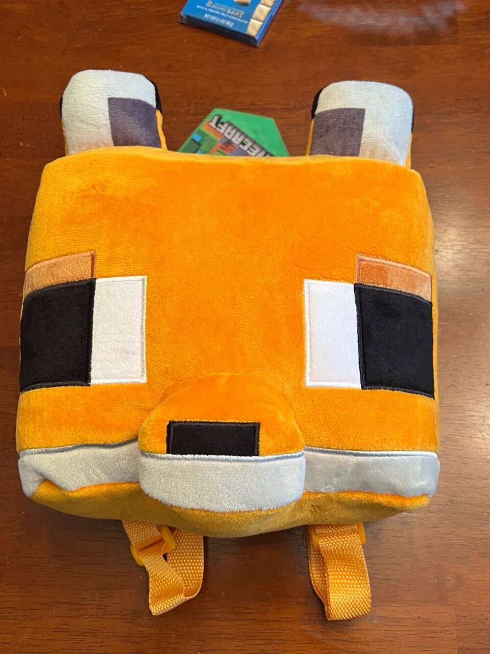 MINECRAFT FOX PLUSH BACKPACK-MOJANG-NWT!